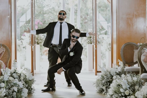 Groomsmen entrance