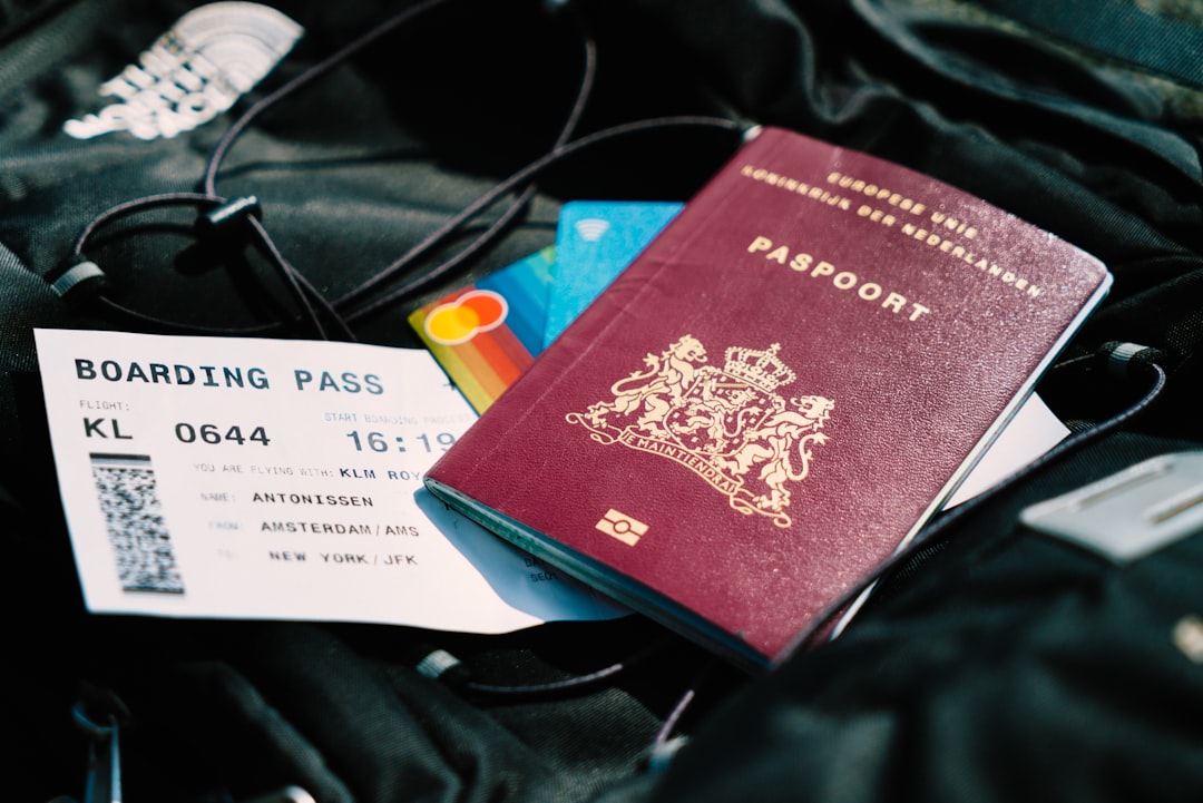 Passport ready for travel after a marriage name change